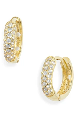 BEN ONI Chrissy Huggie Hoop Earrings in Gold at Nordstrom