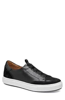 JOHNSTON & MURPHY COLLECTION Anson Lace to Toe Sneaker Black Sheepskin/Suede at Nordstrom,