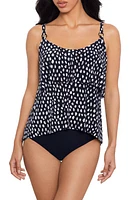 Magicsuit Pebbles Grace Tankini Black White at Nordstrom,