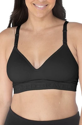 Kindred Bravely Signature Sublime Contour Maternity/Nursing Bra Black at Nordstrom,