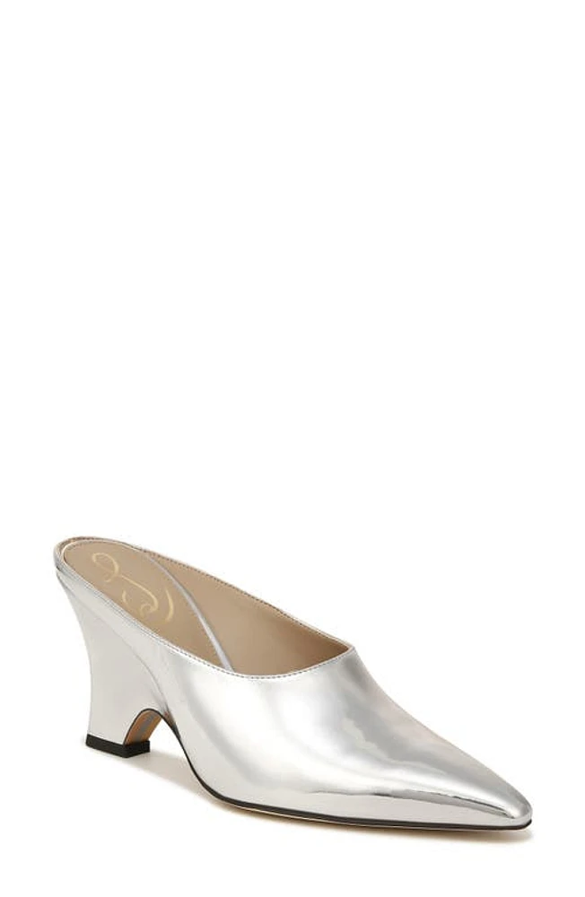 Sam Edelman Vonn Pointed Toe Mule Soft Silver at Nordstrom,