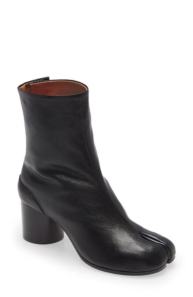 Maison Margiela Tabi Leather Boot in Black at Nordstrom, Size 7Us