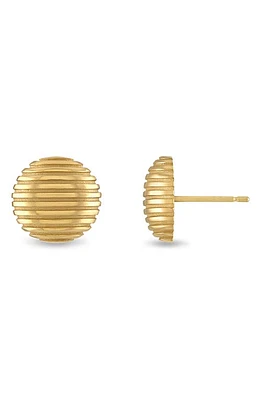 Pamela Zamore Isla Round Stud Earrings in Gold at Nordstrom