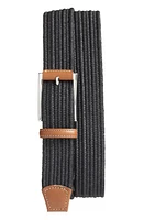 Torino Woven Belt Black at Nordstrom,