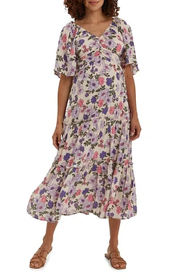 Nom Maternity GracieA-Line Dress Flora at Nordstrom,