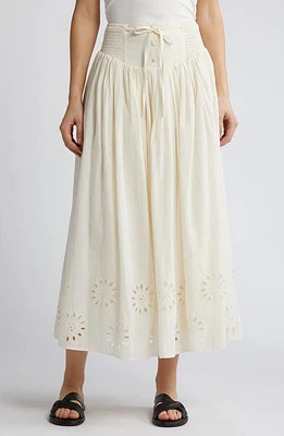 SESSÙN Halong Eyelet Skirt Fleur De Sel at Nordstrom, Us