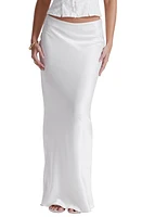 HOUSE OF CB Sydel Bias Cut Satin Maxi Skirt at Nordstrom,