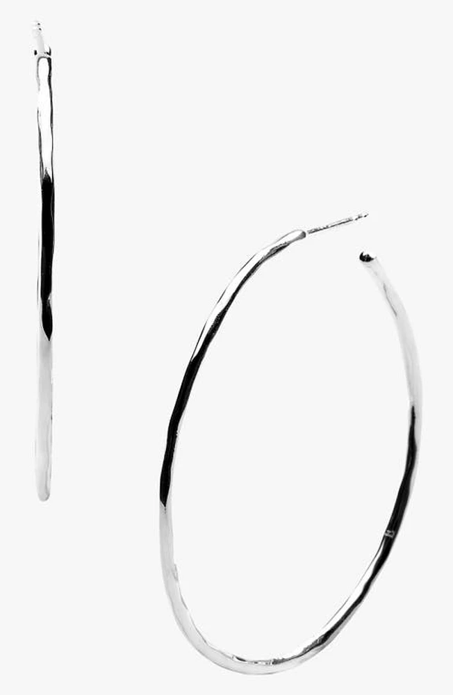 Ippolita Shiny Squiggle Hoop Earrings in Sterling Silver at Nordstrom