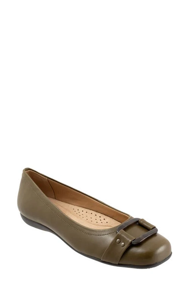 Trotters Sizzle Signature Flat - Multiple Widths Available Olive at Nordstrom,