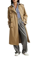 Polo Ralph Lauren Cotton Twill Trench Coat Surrey Tan at Nordstrom,