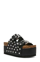 Steve Madden Kali Studded Platform Sandal Black at Nordstrom,