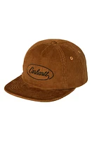 Carhartt Work In Progress Rugged Corduroy Baseball Hat in Deep H Brown /Black at Nordstrom