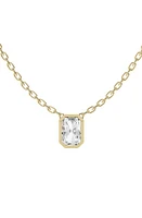 Jennifer Fisher 18K Gold Radiant Lab Created Diamond Pendant Necklace in D1.50Ct - 18K Yellow Gold at Nordstrom