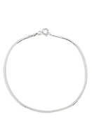 Bony Levy 14K White Gold Herringbone Chain Bracelet at Nordstrom, Size 7