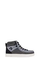 BILLY Footwear BILLY Classic Lace High Top Sneaker in Grey Color Block at Nordstrom, Size 1 M