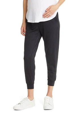 Anook Athletics Hayes -Inch Maternity Joggers Char Heather at Nordstrom