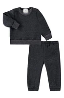 PAIGELAUREN Fleece Lounge Sweatshirt & Joggers Set in at Nordstrom