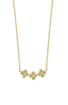 Bony Levy 14K Gold Peridot Cluster Pendant Necklace in 14K Yellow Gold at Nordstrom, Size 18