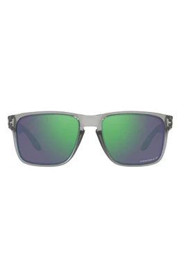 Oakley Holbrook XL 59mm Prizm Polarized Square Sunglasses in Grey Metal at Nordstrom