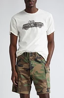 Double RL Truck Cotton Graphic T-Shirt Paper White at Nordstrom,