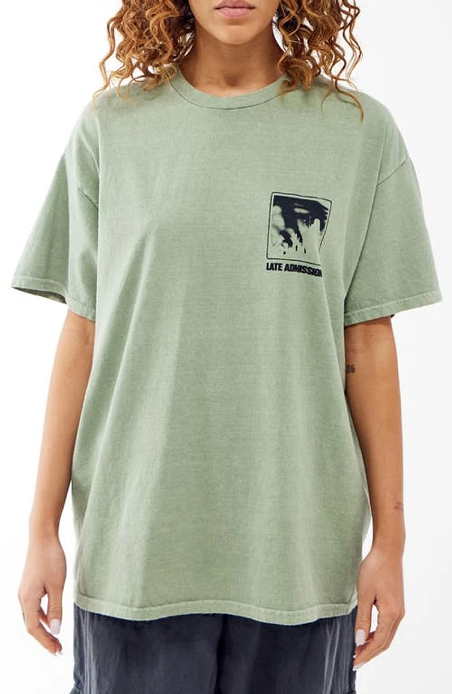 BDG Urban Outfitters Late Admission Oversize Cotton Graphic T-Shirt Sage at Nordstrom,