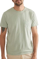 Marine Layer Signature Pocket T-Shirt Iceberg Green at Nordstrom,