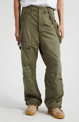 VISVIM Northrop Cotton Blend Utility Pants Khaki at Nordstrom,