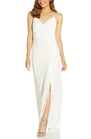 Adrianna Papell Jersey Mermaid Gown Ivory at Nordstrom,