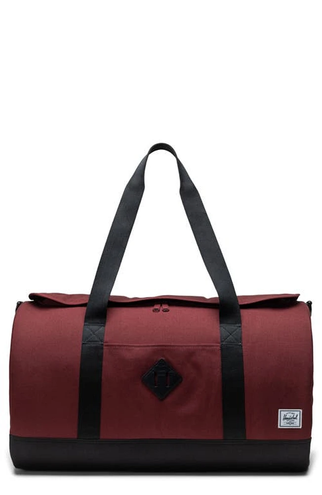 Herschel Supply Co. Heritage Duffle Bag in Port/Black at Nordstrom