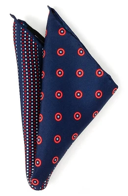 Cufflinks, Inc. Marvel Captain America Silk Pocket Square in Navy at Nordstrom