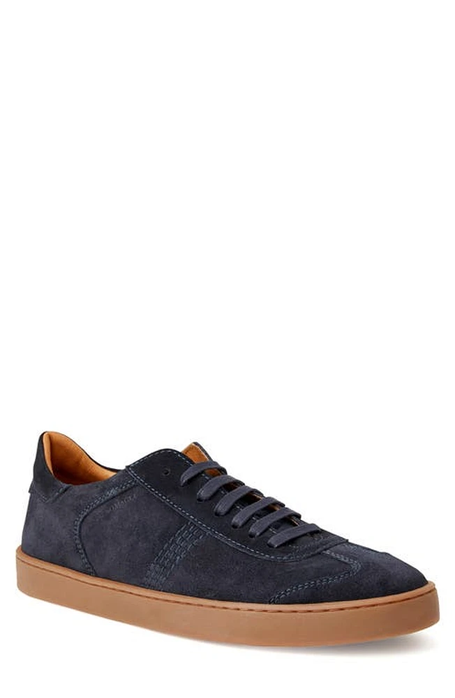 Bruno Magli Bono Sneaker in Dark Blue Suede at Nordstrom, Size 13