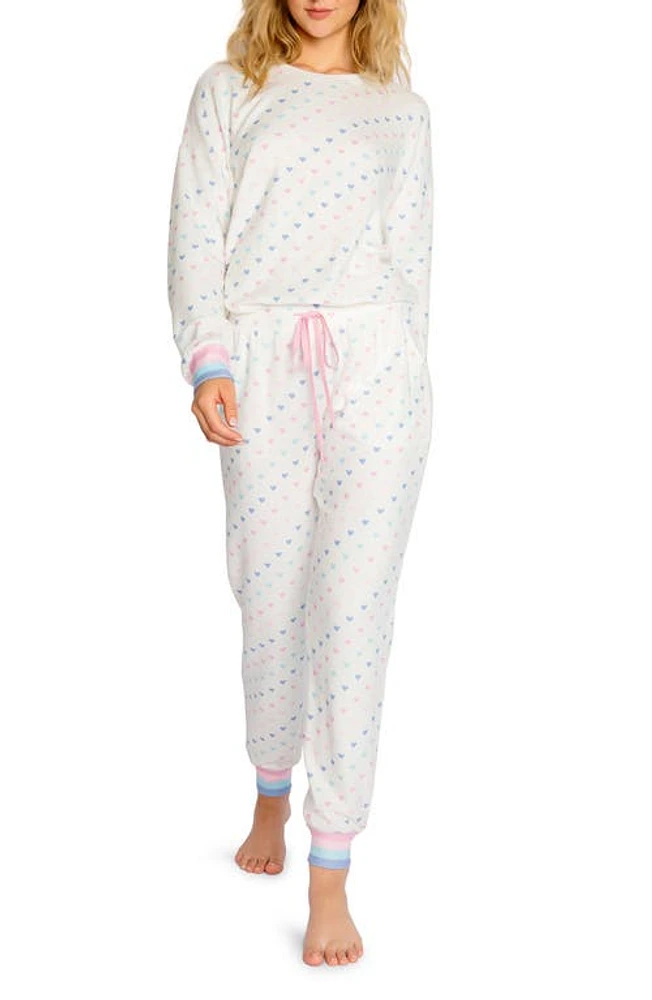 PJ Salvage Mad Love Pajamas Ivory at Nordstrom,