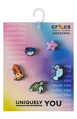 CROCS Tiny Deep Sea Friends 5-Pack Jibbitz Shoe Charms in White at Nordstrom