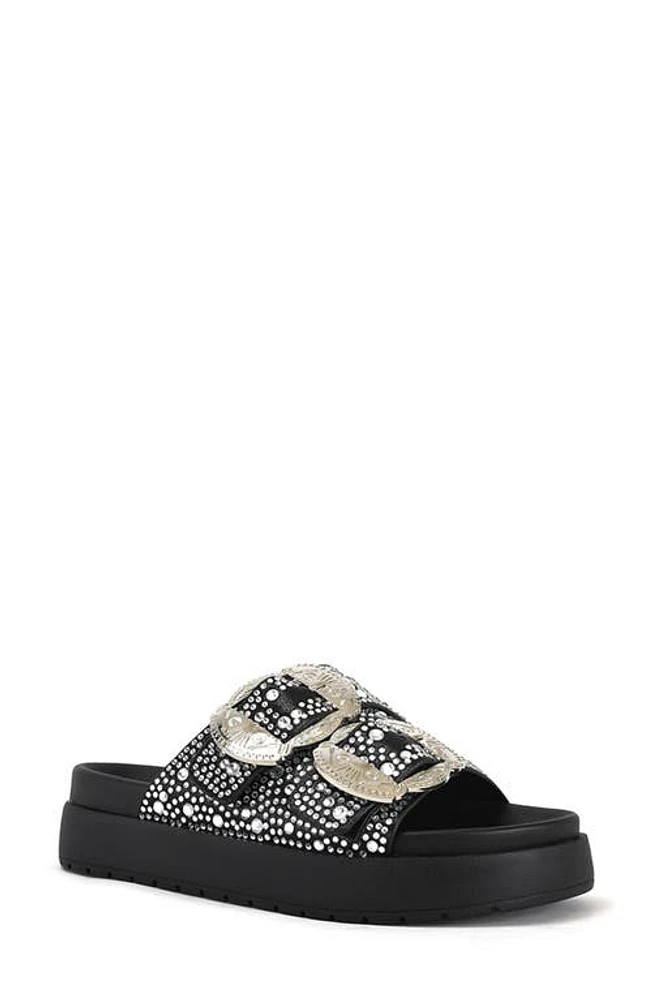 AZALEA WANG Lynel Flatform Slide Sandal at Nordstrom