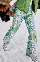 FP Movement by Free People Bunny Slope Print Waterproof High Waist Ski Pants at Nordstrom,