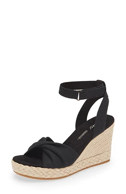 TOMS Marisela Wedge Sandal Black at Nordstrom,