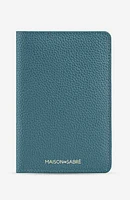 MAISON de SABRÉ Leather Passport Holder in Bondi Blue at Nordstrom