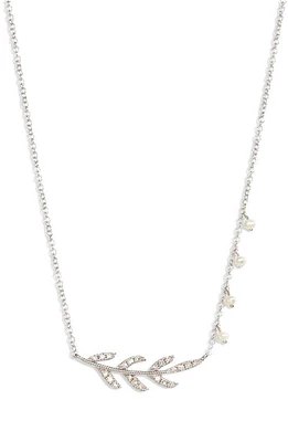 Meira T Diamond Pendant Necklace in White Gold at Nordstrom, Size 18