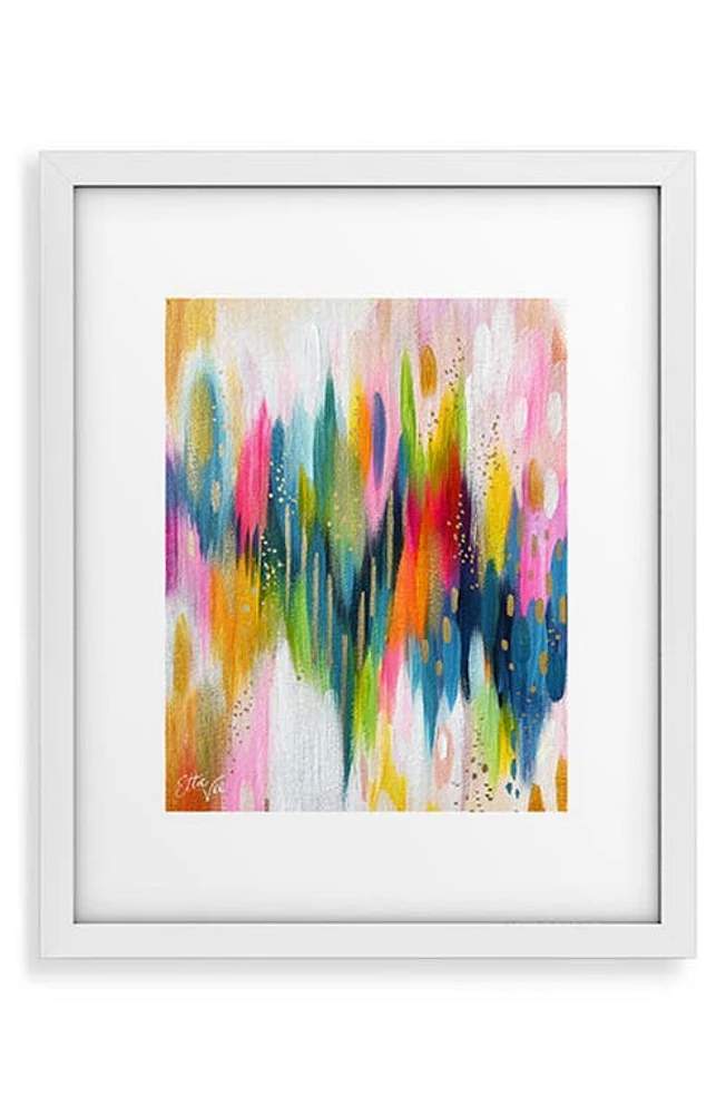 Deny Designs Brushstroke No. 130 Framed Art Print in Frame at Nordstrom