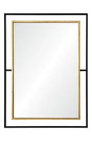 Renwil Gray Mirror in Mirror Black Antique Gold at Nordstrom