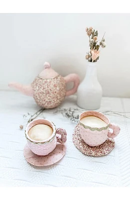 MON AMI 3-Piece Tea Plush Set in Pink at Nordstrom