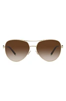 Tiffany & Co. 59mm Aviator Sunglasses in Pale Gold at Nordstrom