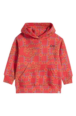 ICECREAM Kids' Picnic Print Cotton Hoodie Salsa at Nordstrom,