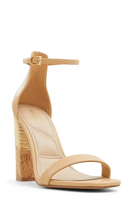 ALDO Hazelia Ankle Strap Sandal Other Dark Beige at Nordstrom,