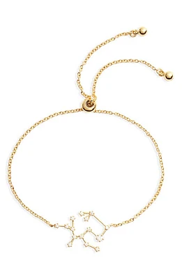 Sterling Forever Zodiac Bracelet in Gold Sagittarius at Nordstrom