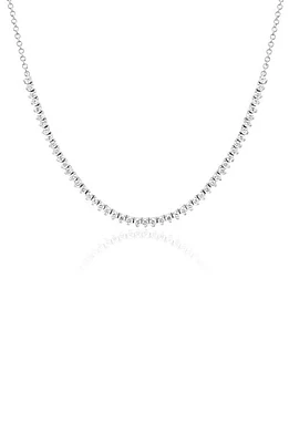 EF Collection White Diamond Necklace in 14K White Gold at Nordstrom