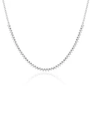 EF Collection White Diamond Necklace in 14K White Gold at Nordstrom