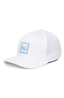 TravisMathew the Line Up Fitted Baseball Cap White at Nordstrom,