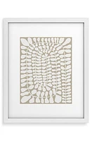 Deny Designs Alisa Galitsyna One Hundred Leaves Framed Wall Art in Green at Nordstrom