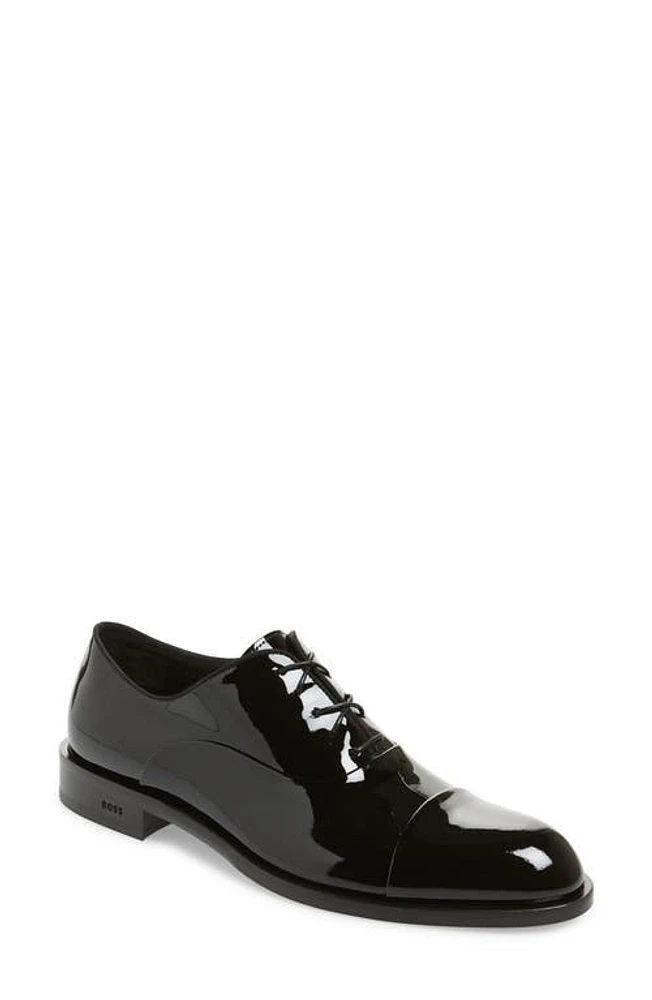 BOSS Bruce Cap Toe Oxford Black at Nordstrom,